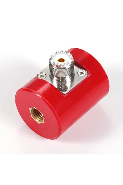 Choice حامل هوائي أحمر قطعة واحدة يتميز حامل الهوائي الأحمر بخيط M10 مع محول ...