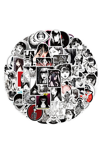 Choice ملصقات جرافيتي متعددة الألوان من سلسلة قصص الرعب جونجي إيتو، 110 قطعة،...