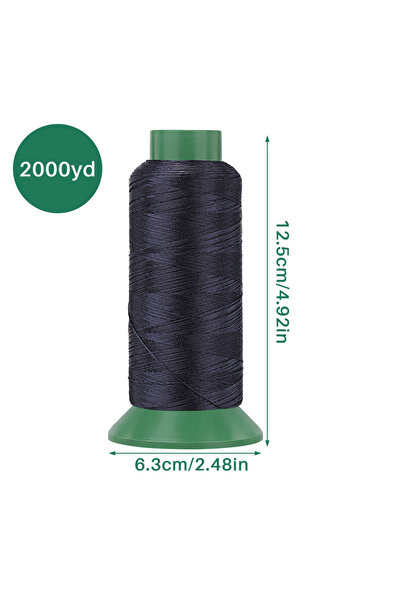 Choice أزرق داكن 2000 ياردة 210D خيط ماكينة الخياطة لفة كبيرة حبل نايلون مصنو...