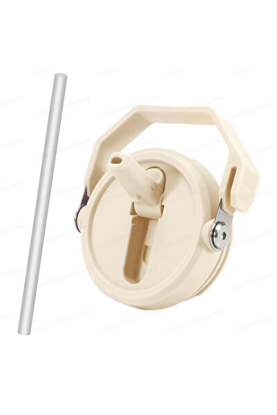 Choice غطاء أبيض مانع للتسرب سعة 40 أونصة فقط لكوب ستانلي كوينشر القابل للفصل...