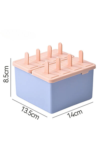 Choice 8grid-S Popsicle/Sorbet Mold Food Grade Household Popsicle Making Frozen Ice Box Abrasive Tools with
