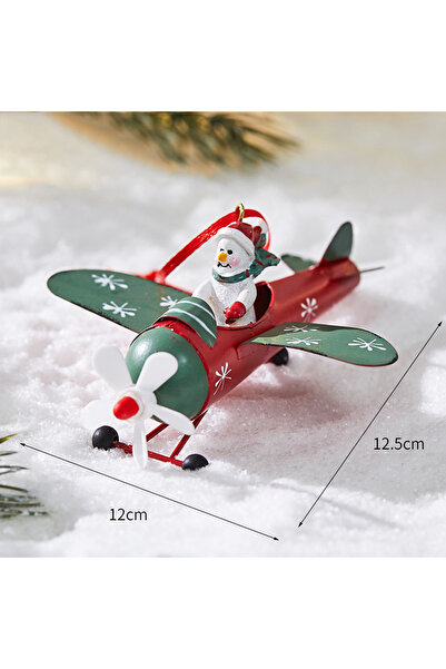 Choice رجل ثلج ريترو حديدي قلادة عيد الميلاد على الطراز العتيق سانتا كلوز طائ...