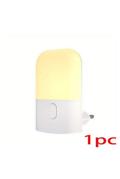 Choice EU 1pc EU Plug 1pc/2pcs/4pcs Night Light Socket with Twilight Sensor, ...