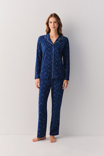 SUWEN Dreaming Stars Maskülen Pijama Takımı
