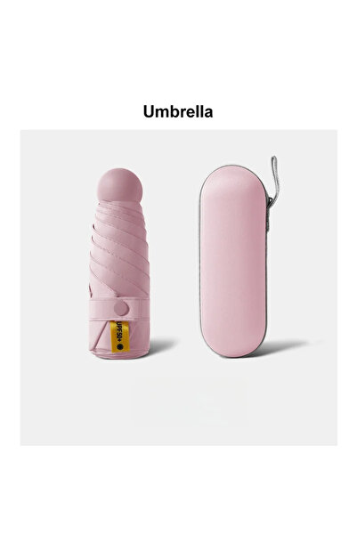 Choice مظلة شمسية صغيرة وردية اللون مصنوعة من الحديد 6K لحماية من الأشعة فوق ...