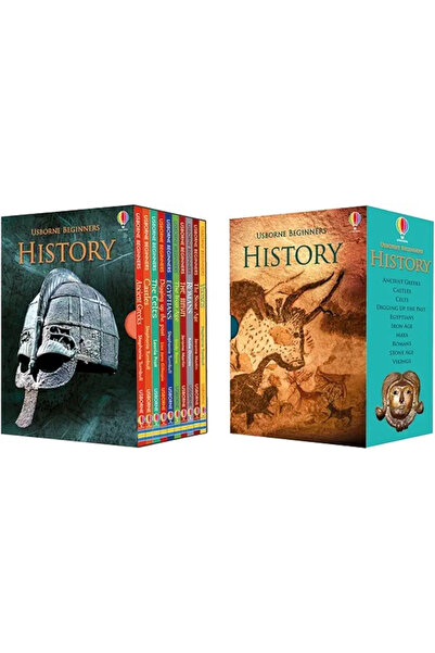 PHINDBOOKS مجموعة كتب التاريخ للمبتدئين من Usborne مكونة من 10 كتب.