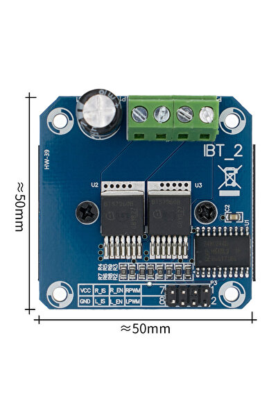 Choice وحدة BTS7960 من TENSTAR وحدة تشغيل عالية الطاقة مزدوجة الجسر H BTS7960...