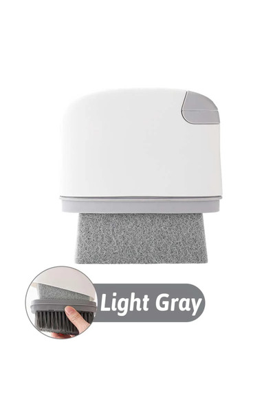 Choice Light Grey MultiFunc Window Track Brush Deep Clean Gaps 4 Layer Scrubber Wet&DryQuickSwap AllIn1 St