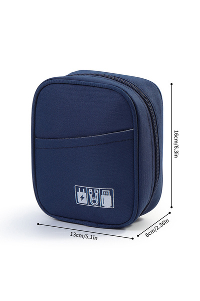 Choice حقيبة تنظيم الكابلات المحمولة المقاومة للماء من ديب بلو - حقيبة ملحقات...