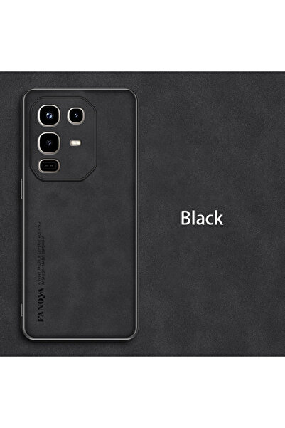 Choice غطاء خلفي من السيليكون الفاخر مصنوع من جلد الغنم الصناعي لهاتف Infinix...