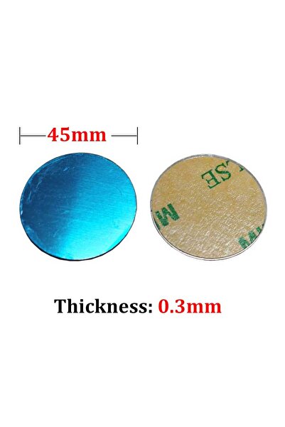 Choice 45 مم 0.3 مم 10 قطع قرص معدني صفيحة حديدية لحامل الهاتف المحمول المغنا...