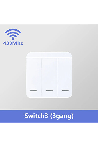 Choice مفتاح 3 عصابة مفتاح واي فاي تويا 433 ميجا هرتز قاطع عالمي 1/2/3 عصابة ...