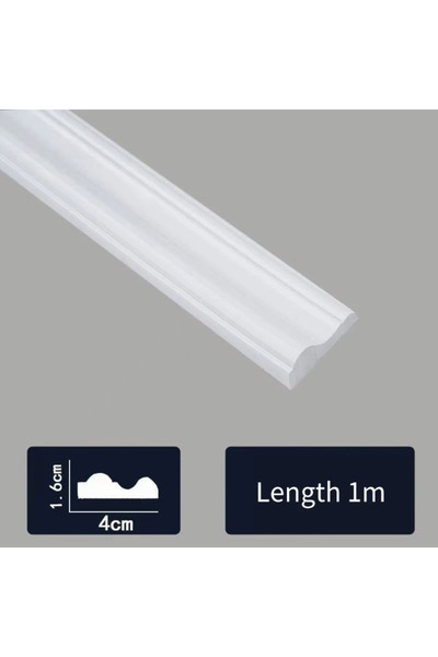 Choice شريط زخرفي مرن قابل للانحناء من مادة PVC ذاتية اللصق بطول 40 مم، بطول ...