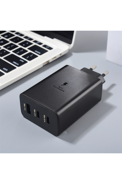 Samsung Only EU charger 65W PD Super Fast Charger EU Power Adapter Trio For S25 S24 FE Plus Note20 Ultra A