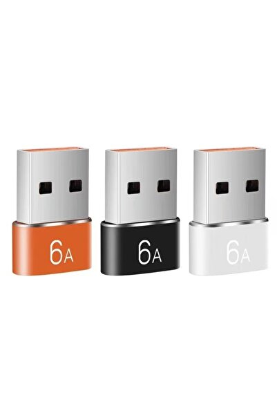 Choice محول USB إلى OTG من النوع C مختلط 3 قطع 6A 120W محول شاحن USB-C ذكر إل...