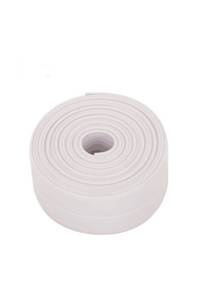 Choice16 شريط مانع تسرب للحمام والمطبخ مقاس 3.2 متر × 2.2 سم أبيض، شريط مانع ...