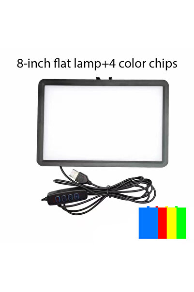 Choice لوحة إضاءة تصوير فوتوغرافي مقاس 8 بوصات مع إضاءة فيديو LED مقاس 8 بوصا...