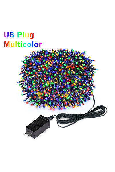 Choice 20M-200LED RGB -قابس أمريكي 2025 ديكور ضوء LED لعيد الميلاد باللون الأ...