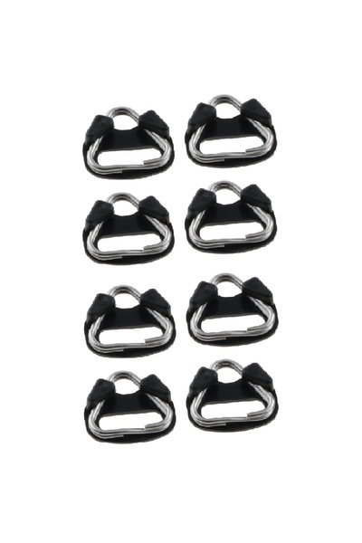 Choice black color 8pcs Lug Ring Camera Strap Triangle Split Ring Hook Lanyar...