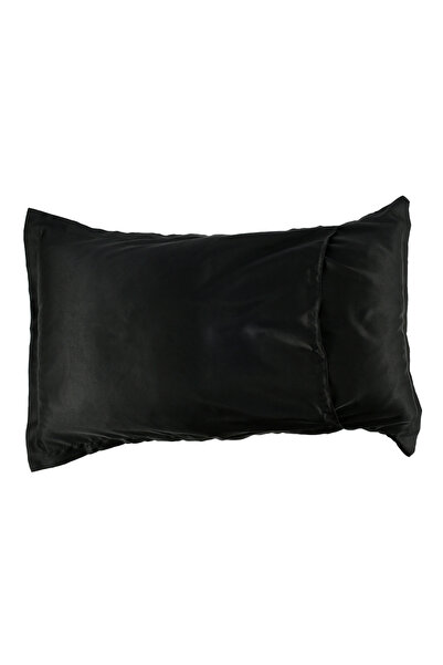 Choice قطعتان من أغطية الوسائد المصنوعة من حرير التوت الأسود مقاس 48 × 74 سم،...