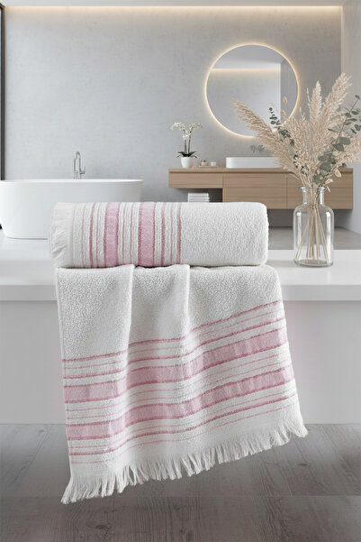 Cotonila Trendy Banyo Havlu Seti 70x140 & 50x90