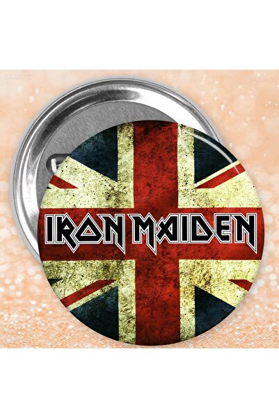 Miniso z3 25x25 mm I-Iron-Maidens Metal Band Soft Button Pin Bright Printed Icon Gift For Friends Badge Col