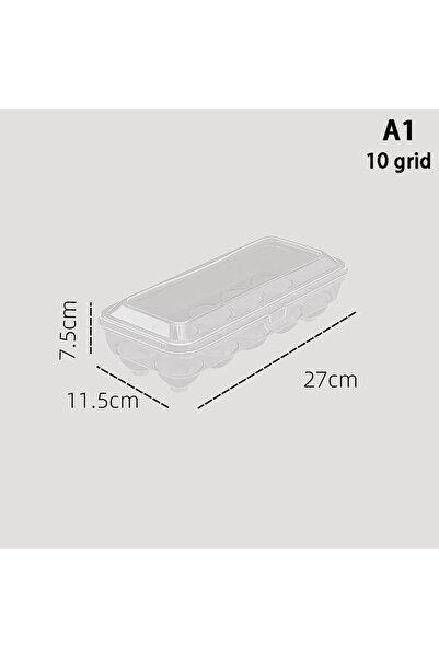 Choice صندوق تخزين بيض بلاستيكي شفاف محمول A1 10/15 شبكة لحفظ البيض الطازج في...