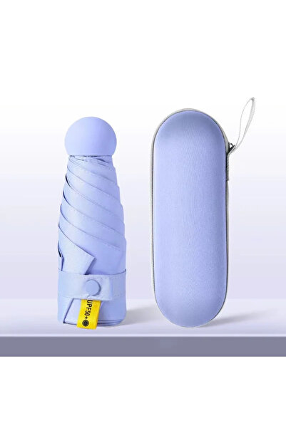 Choice PURPLE 6K IRON ‌Mini Sunscreen UV Protection Parasol - Compact Pocket-Sized Umbrella for Sunny/Rainy