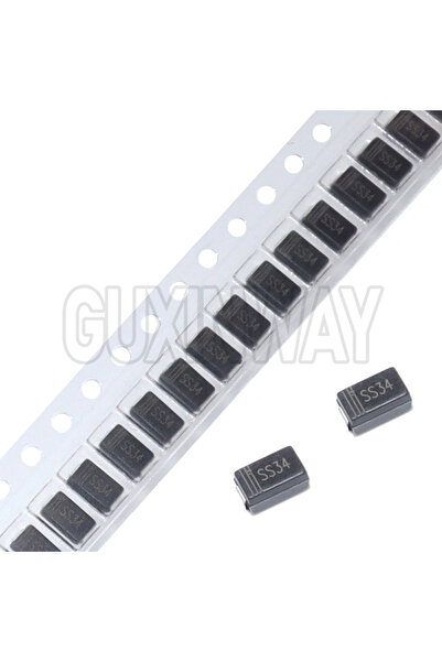 Choice SS34 SMA 50 قطعة ثنائي SS34 SMD 3A/40V ثنائيات شوتكي SMA نوع العبوة A ...