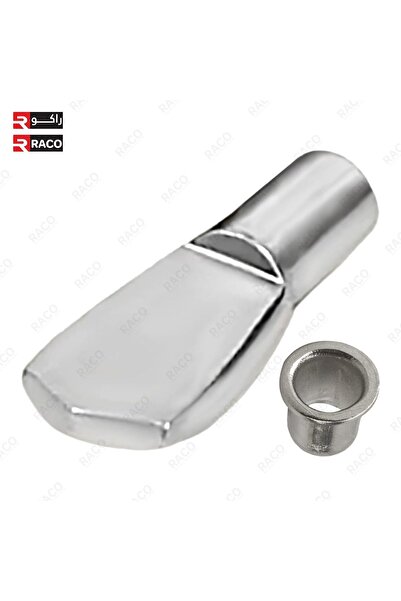 Raco Heavy Duty Metal Shelf Support Pins with Sleeves, 25 pcs Shelf Pegs for Cabinets