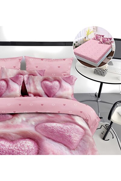 CHIRASO CHIRASO Bedding, Finet 5D Identical to the picture, ELASTIC Sheet 180x200+25cm, Duvet Cover, 2 Pillowcases