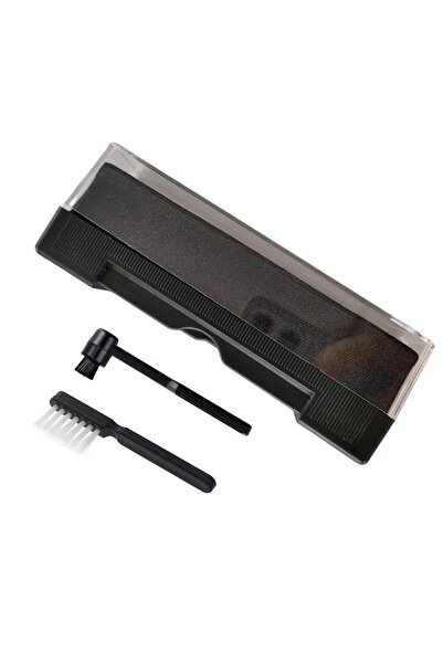 Choice black color 1Set Vinyl Records Cleaner Kit Anti Static Cleaning Brush Dust-Remover for LP Phonograph