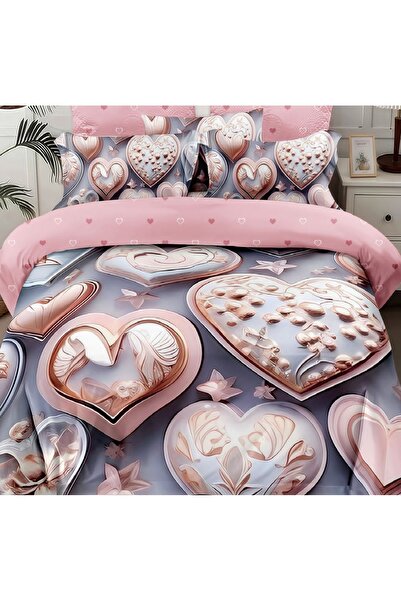 CHIRASO CHIRASO Bedding, Finet 5D Identical to the picture, ELASTIC Sheet 180x200+25cm, Duvet Cover, 2 Pillowcases