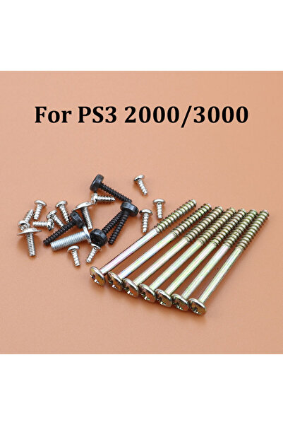 Choice مجموعة براغي JCD لجهاز PS3 2000 3000 Slim، مجموعة كاملة من براغي الغطا...