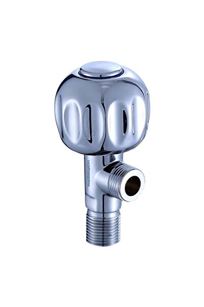 Generic Mark German Angle Valve, 1/2 inch, Chrome with Brass Core