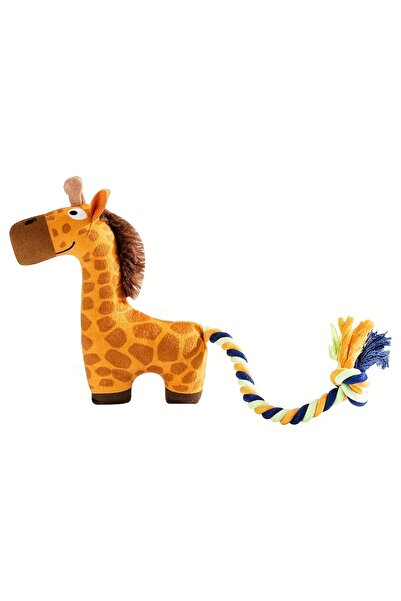 Choice لعبة كلب أليف من القطيفة الصفراء على شكل حيوان، ألعاب صرير للكلاب، لعب...