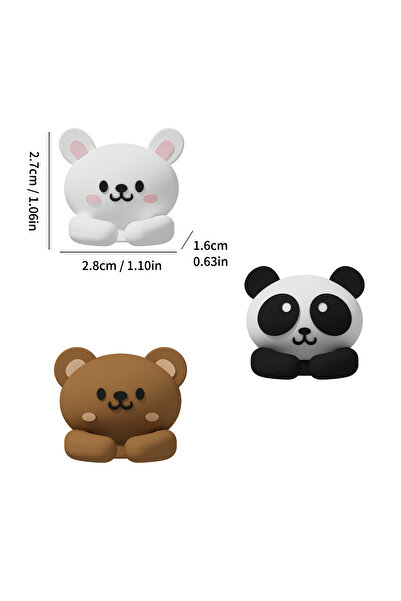 Choice Mix 3pcs WORTHBUY 2/3pcs Cute Capybara Cable Managers Self-Adhesive Mobile Phone Data Cable Winder F