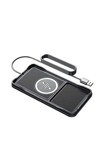 Vikefon قاعدة شاحن سيارة لاسلكية مع كابل USB لأجهزة iPhone 17-12 Pro Max AirP...