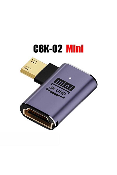 Choice موصل محول متوافق مع HDMI C8K02 بدقة 8K وتردد 60 هرتز، موصل متوافق مع H...