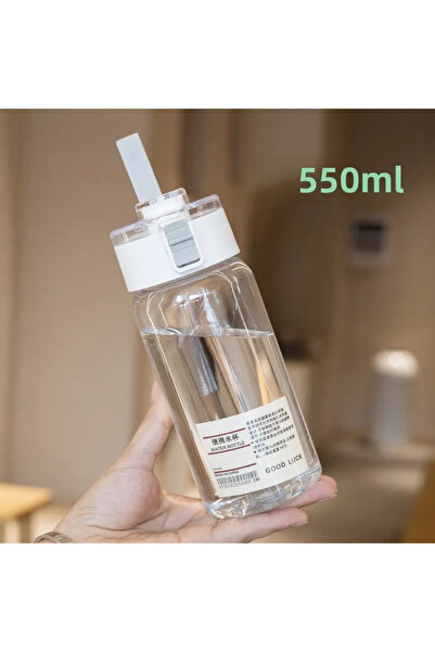 Choice زجاجة مياه للأطفال في المدارس، مقاس واحد، بيضاء، سعة 550 مل، مصنوعة من...