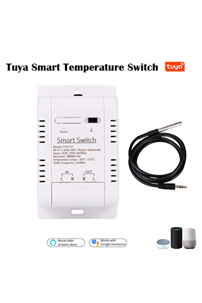 Choice1 مفتاح Tuya الذكي واي فاي مفتاح إضاءة ذكي AC Farm 16A 3000W Google Hom...