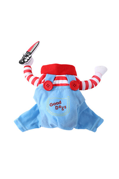 Choice M Blue Funny Large Dog Halloween Costume For Small Dogs Cat Adjustable Pet Cosplay Clothes Cute Pupp