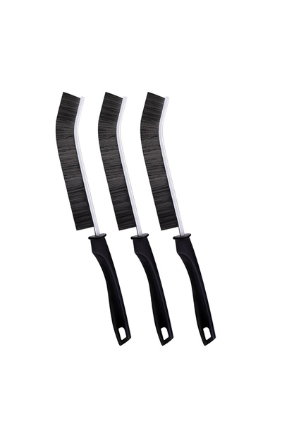 Choice1 3 Pieces LMETJMA 3Pcs Hard Bristle Crevice Cleaning Brush Gap Cleanin...