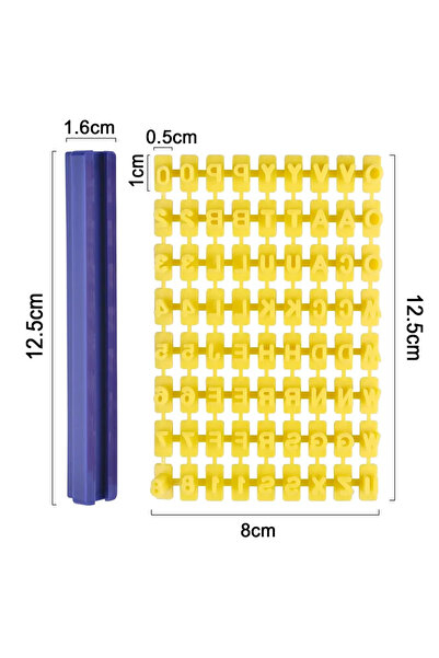 Choice SI220502Y مجموعة واحدة من طوابع فن السيراميك ذات الحروف الأبجدية الرقمية المصنوعة من طين البوليمر وقوالب النقش DI