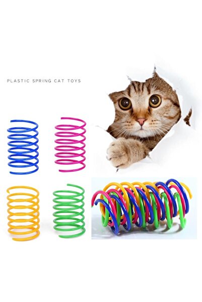 Choice 16 قطعة 4/200 قطعة لعبة زنبركية للقطط ألعاب لولبية للقطط تفاعلية للقطط...