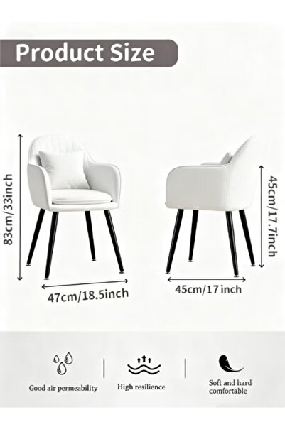 Generic Velvet Decorative Chair, Home Office Desk Chair, Suitable for Dressing Room and Bedroom