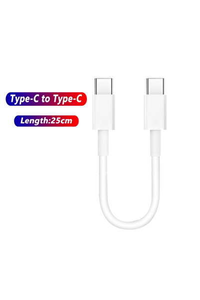 Choice كابل شحن USB-C عالي السرعة 60 وات من النوع C إلى النوع C بطول 0.25 متر...