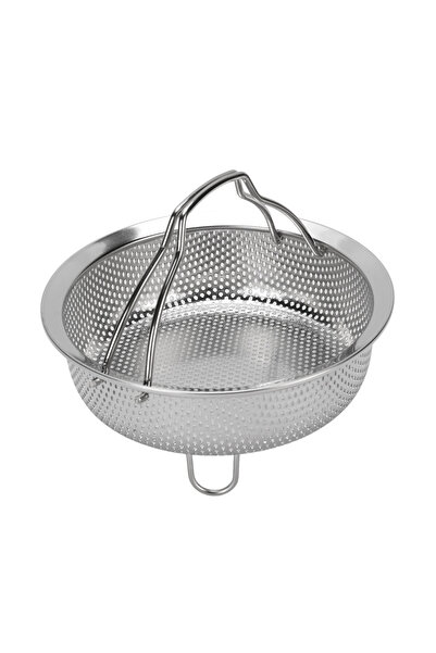 Choice سلة بخار من الفولاذ المقاوم للصدأ مع مقبض قابل للطي ومصفاة بخار للفرن الكهربائي للأرز