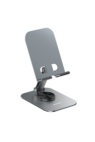 Choice Grey Rocoren Phone Holder 360° Rotatable Desk Mobile Phone Stand Foldable Metal Holder Support For i