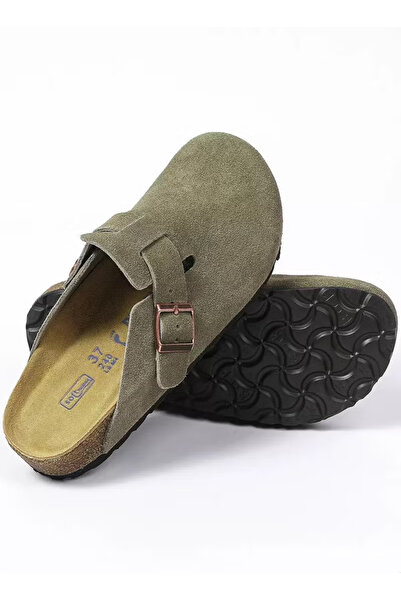 Generic BIRKENSTOCK men's and women's cowhide suede soft-soled Boston